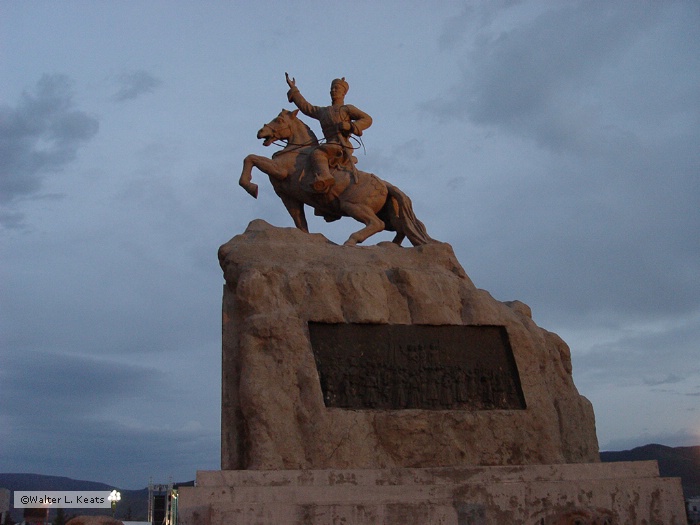 Sukhbaatar Statue, Ulaanbaatar, Mongolia