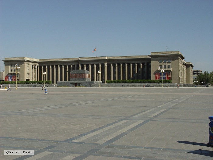 Parliament House and Sukhbaatar Mausoleum, Ulaanbaatar, Mongolia